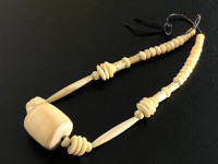 Vintage ivory or bone necklace