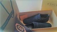 TOD's Black Suede Shoe (men's) New in Box