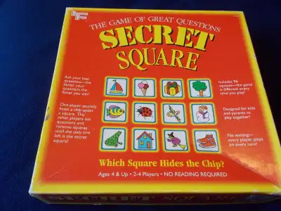 Hard-to-find "SECRET SQUARE" by University Games, View more