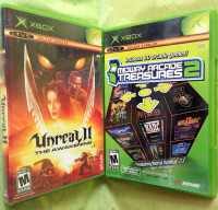 XBOX Unreal II The Awakening & Midway Arcade Treasures 2 Bundle