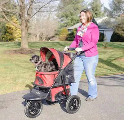 Red Foldable Pet Stroller GEN7PETS - NEW, View more