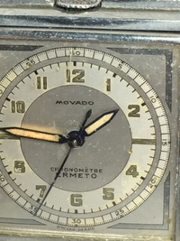 Movado Ermeto Swiss chronometer – travel clock circa 1920