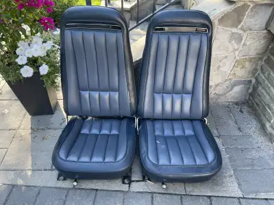 Used original seats off a 1973 stingray. In decent shape, no rust on frame or brackets. $500 or best...