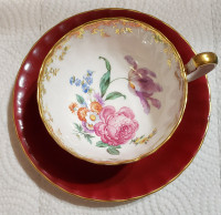 Aynsley Cup & Saucer Rose