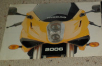 2006 HYOSUNG motorcycle color brochure