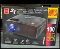 PROJECTEUR DE CINEMA MAISON️ AVEC BONUS ECRAN