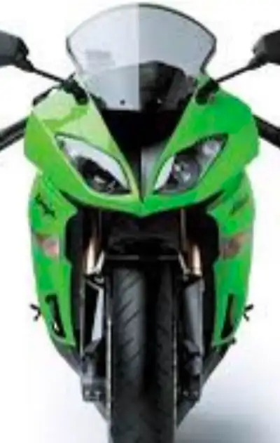 NEW Kawasaki Genuine Parts Zx 6 r upper front center air intake cowling Fairing flat super black oem...