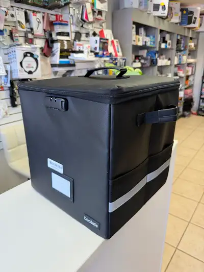 Storage Box with Lock. Mesh Pocket & Reflective Strips - Fire & Water Resistant.