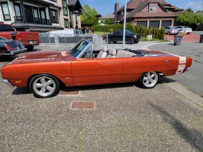 1969 Dodge Dart 340 Convertible, rebuilt stroker with 4 bbl carb less than 10,000 miles, 727 automat...