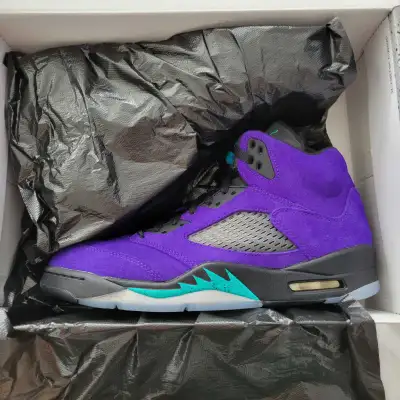2020 Air Jordan 5 Alternate Grape Deadstock Mens Size 10.0, View more