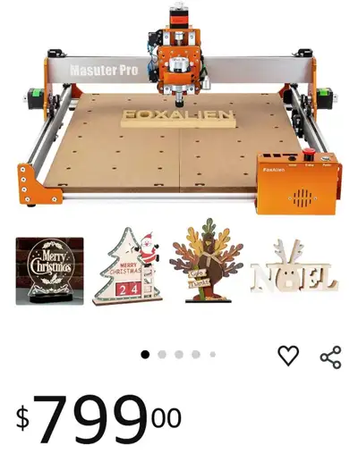 FoxAlien Masuter Pro CNC machine. New never used. Original packi, View more