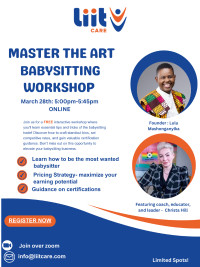 Master the Art of Babysitting Workshop