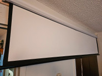 100"  Pull-Down Projector Screen $85