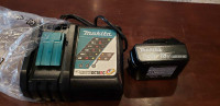 Makita 18v 5.0ah battery and DC18RC charger