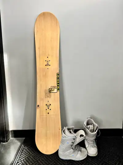 Burton Charger Snowboard 152cm and DC Women’s Boot Set, View more