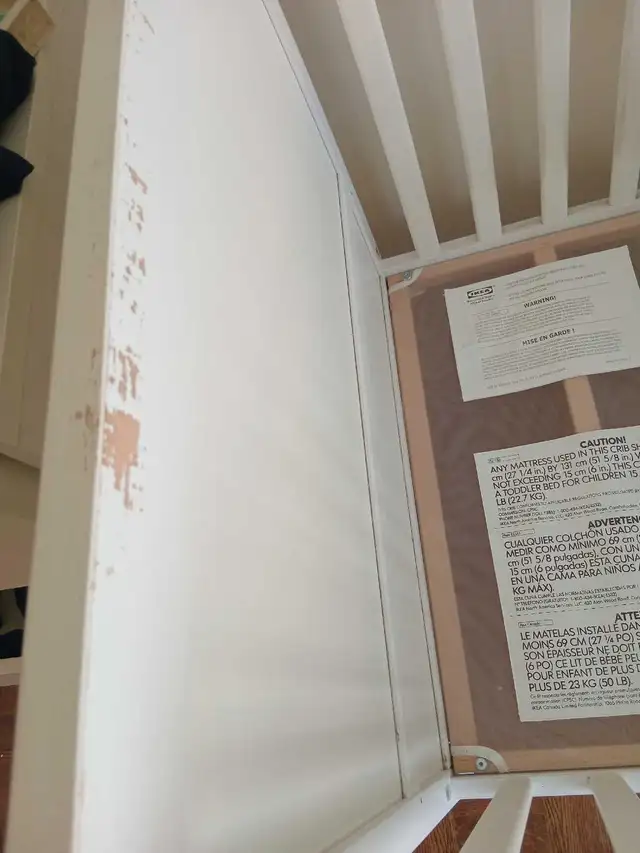 New price Ikea SUNDVIK crib and mattress in Cribs in City of Toronto - Image 4