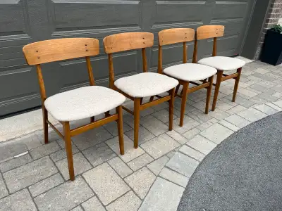 Mid Century Modern Teak Dining Chairs , View more
