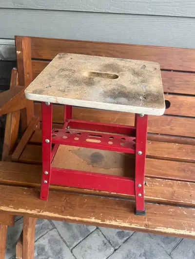Small Metal Shop Stool, View more