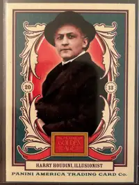 Harry Houdini Golden Age Card 