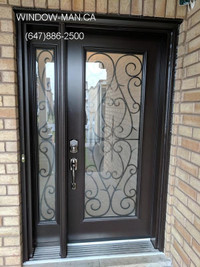 Entry Front SideLite Single Door  modern or traditional Design