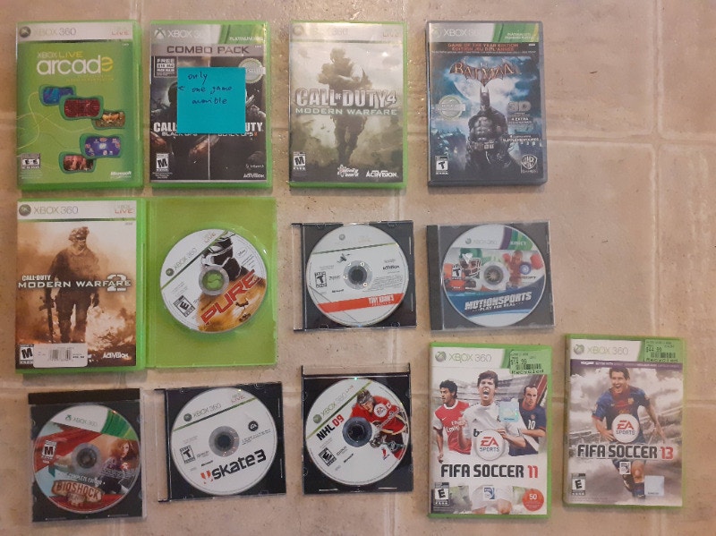 xbox 360 games 10 each XBOX 360 Calgary Kijiji