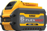 DEWALT FLEXVOLT 20V/60V MAX* Battery, 6.0-Ah (DCB606) BRAND NEW