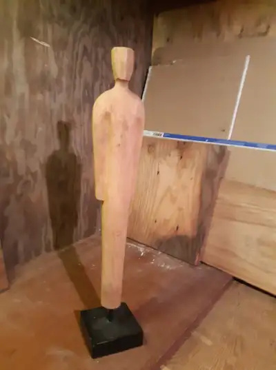 wooden man, View more