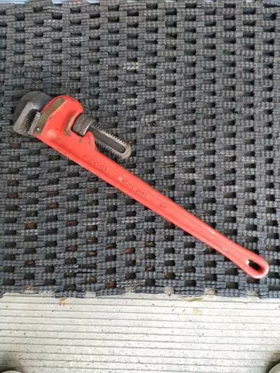RIGID! the best pipe wrench., View more