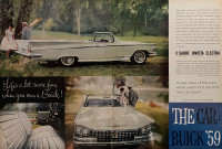 1959 Buick Electra XLarge 2 Pg Original Ad 