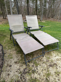 Patio loungers (2)