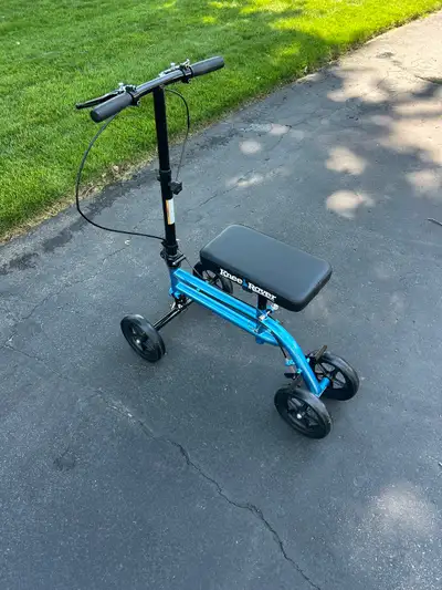 Knee Scooter:  Why use crutches?, View more