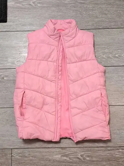 EUC George Brand Girls Pink Puffer Vest; Size Medium(8), View more