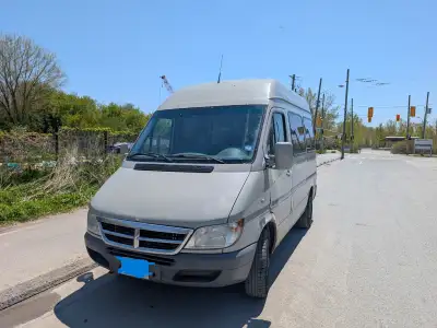 2004 Dodge Sprinter 2500 passenger van, 118” WB, high roof, 169,000 miles, converted to camper van,...