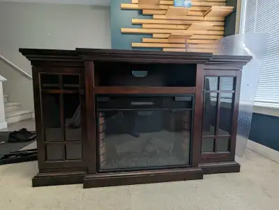 media console, cabinet, electric fireplace unit, View more
