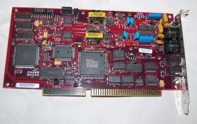 ✅RARE! Dialogic Proline/2V 2-line ISA Telephony Voice Card Board, View more