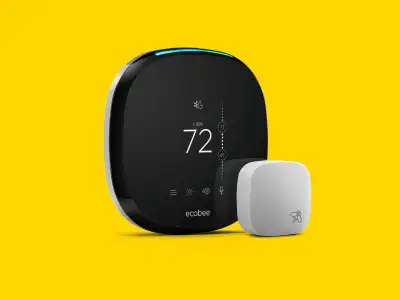 Ecobee 4 Alexa-Enabled Thermostat with Sensor BNIB SEALED, View more