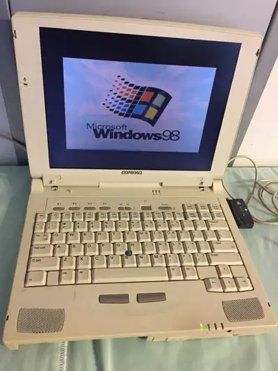 Vintage 12" COMPAQ ARMANDA 7360DMT Notebook / Laptop -- 'RARE', View more