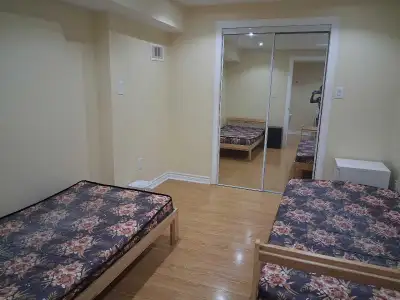 One bedroom basement available for rent. 500 dollar for two people or 1000 for the whole basement.fu...