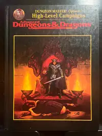 AD&D Dungeon Master Option: High Level Campaigns #2156