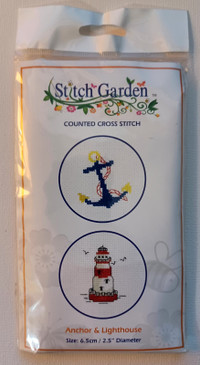 Stitch Garden - Counted Cross Stitch - Anchor & Lighthouse