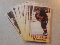 CARTES HOCKEY VINTAGES FLEER POWER-PLAY VANCOUVER CANUCKS 93-94