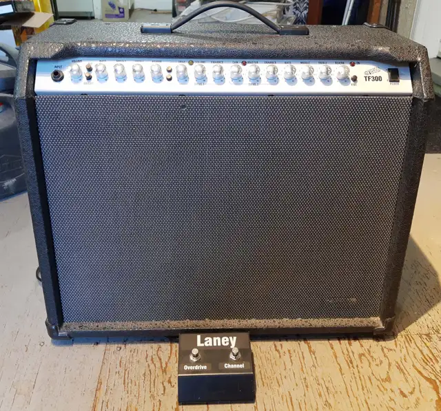 Laney TF300 120watt Guitar Amplifier with footswitch $200 in Amps & Pedals in Kingston - Image 2