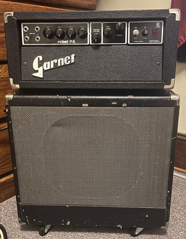 Garnet 1960’s pa-90 head / traynor DHx12 cabinet in Amps & Pedals in Moncton