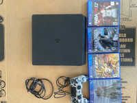 PS4 500GB WITH 4 GAMES