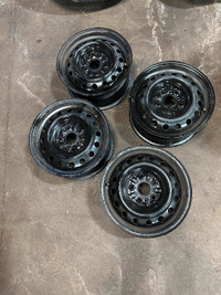 15”x6.5 5x114.3 60.1 steel wheels for sale!!