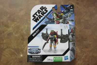 Star Wars Mission Fleet Lot of 4 Boba Fett, Dark Trooper, Mandal, View more
