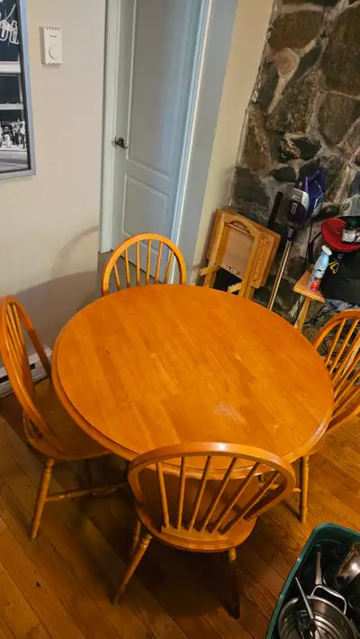 Kitchen table with 4 chairs, View more