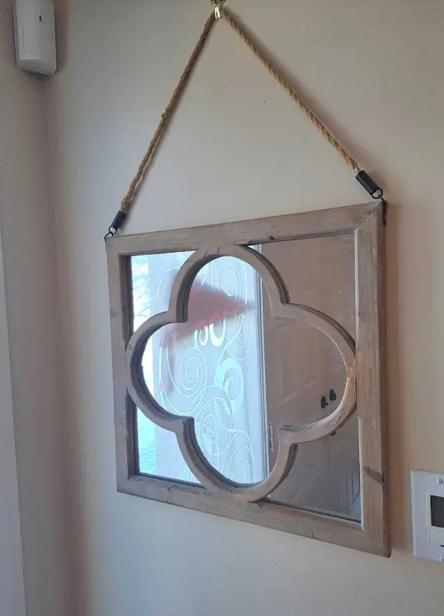 Mirror rustic wood mirror home décor country farmhouse wall in Home Décor & Accents in Ottawa - Image 4