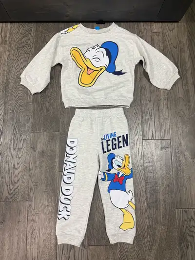 disney Donald duck sweatshirt and sweatpants size 4T, View more