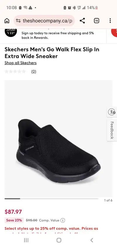 Mens 9 Skechers GoWalk Flex Black (brand new), View more